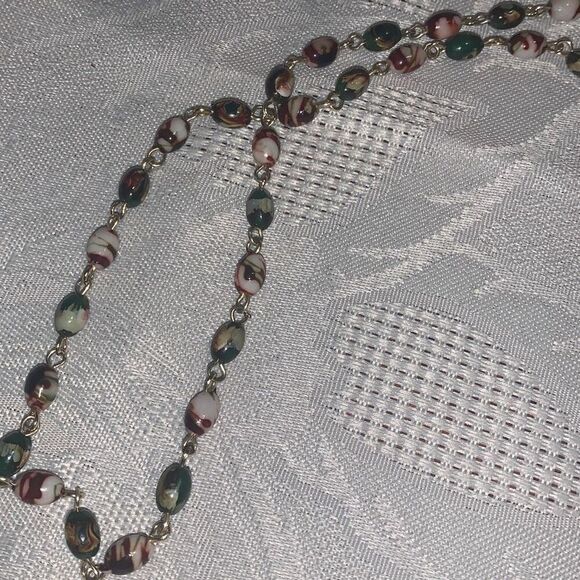 Vintage Boho Long Beaded Chain Necklace 21.5” - Picture 15 of 15